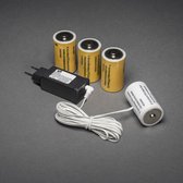Konstsmide Batterijlader 6v D Zwart 5-delig