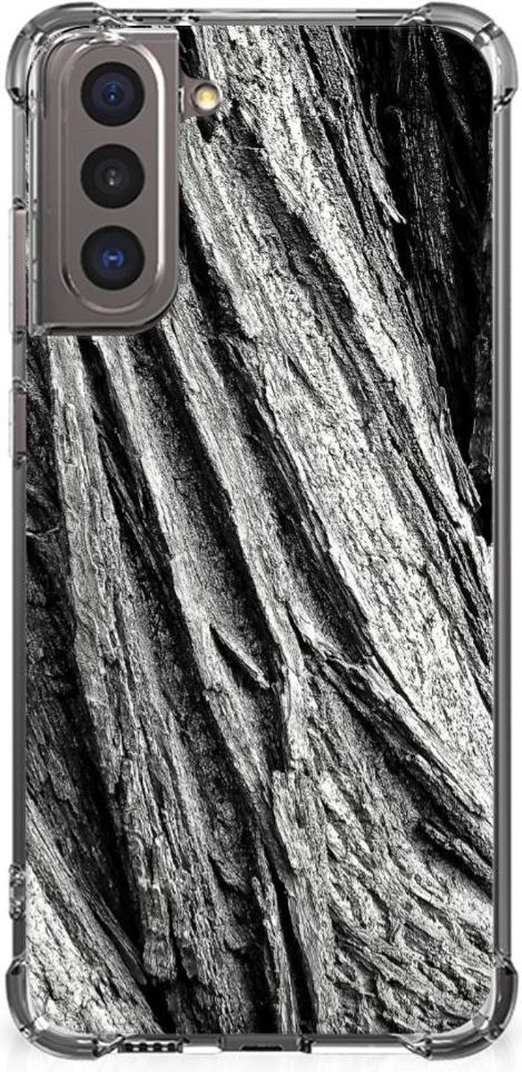 Stevig Telefoonhoesje Samsung Galaxy S21 Boomschors Grijs