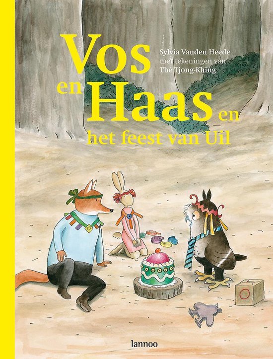 Cover van het boek 'Vos en Haas en het feest van uil' van S. vanden Heede en S. Vanden-Heede