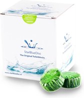 Starbluedisc toiletblok jaarverpakking 24 stuks groen