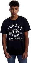 Disney The Nightmare Before Christmas Heren Tshirt -XL- Always Halloween Zwart