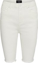 Vero Moda Broek Vmloa Faith Hr L Dnm Shorts Mix Ga 10240543 Cloud Dancer Dames Maat - S