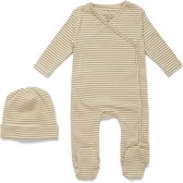 Konges Sløjd NEWBORN ONESIE MET MUTSJE  DIJON STRIPE