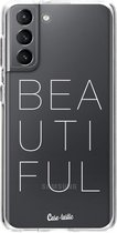 Casetastic Samsung Galaxy S21 4G/5G Hoesje - Softcover Hoesje met Design - Beautiful Print