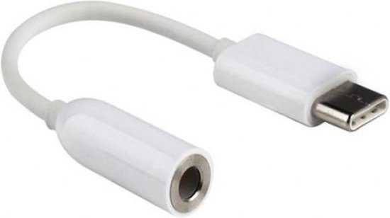 Universele Verloop adapter | Male USB-C naar Female 3.5mm jack Aux  stekker,... | bol.com