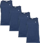 4-Pack Donnay Muscle shirt (589006) - Tanktop - Heren - Navy (010) - maat S
