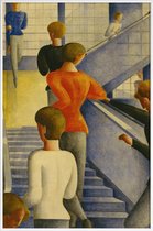 JUNIQE - Poster in kunststof lijst Schlemmer - Bauhaus Stairway -30x45