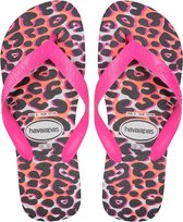 Havaianas - Top Animal Women - Slippers met Panterprint - 39 - 40 - Roze