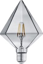 LED Lamp - Filament - Nitron Krolin - E27 Fitting - 4W - Warm Wit 3000K - Rookkleur - Glas