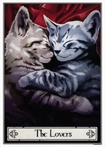 Mini poster - Deadly Tarot Felis - The Lovers