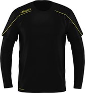 Uhlsport Stream 22 Keepershirt Zwart-Fluor Geel Maat M