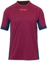 Kempa Prime Shirt Donker Rood-Diep Blauw Maat M