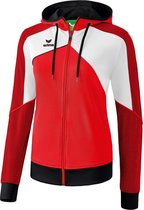 Erima Premium One 2.0 Dames Trainingsjack - Jassen  - rood - 34