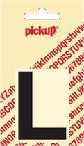 Pickup plakletter Helvetica 60 mm - zwart L