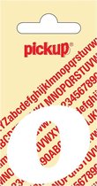 Pickup plakletter CooperBlack 40 mm - wit O