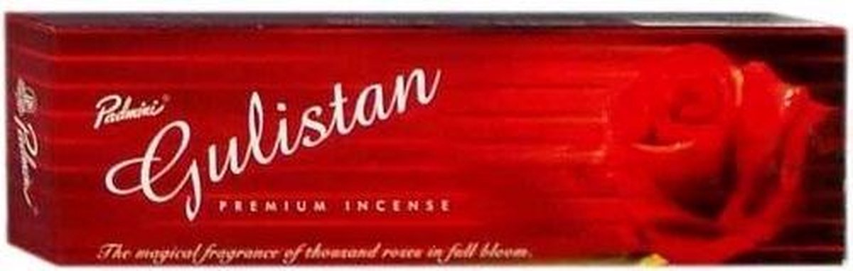 Padmini gulistan wierook - rozen wierookstokjes - india wierook - doos 6 stuks - hexa - 6x 20 stokjes