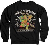 Teenage Mutant Ninja Turtles Sweater/trui -2XL- Ninja Warriors No Rules Zwart