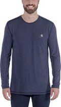 Carhartt Force Extremes Long Sleeve Navy Heather Shirt Heren