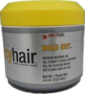 Short Hair Hold Out Medium Holding Gel Unisex by Sexy Hair, 4,4 Ounce