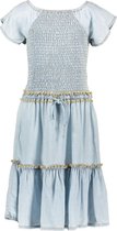 Like Flo Meisjes jurken & tunieken Like Flo Flo girls light denim maxi smock dr lt denim 116