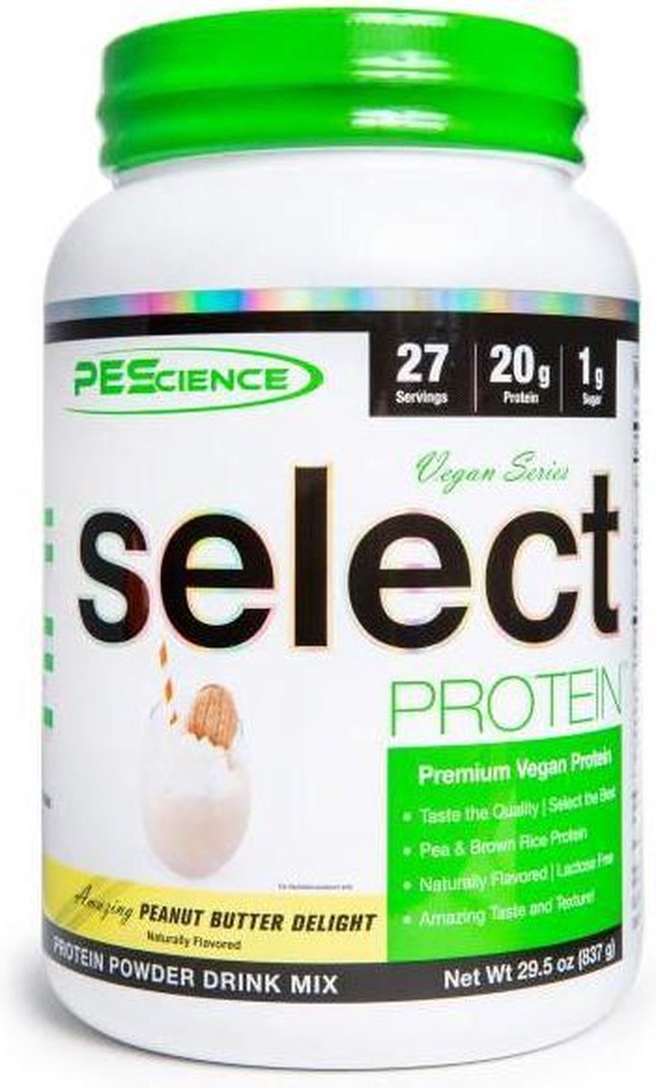SELECT Vegan Protein - Chocolate Peanut Butter - 27 servings
