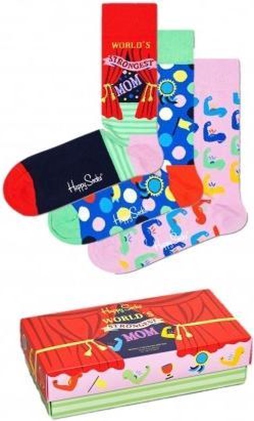 Happy Socks Moederdag Giftbox 3P- Maat 36-40