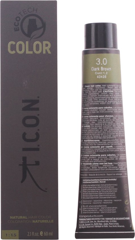 Icon Ecotech Color 4.0 Brun moyen 60 ml | bol