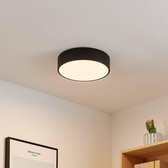 Lindby - LED plafondlamp- met dimmer - 1licht - metaal, kunststof - H: 5 cm - mat , wit - Inclusief lichtbron