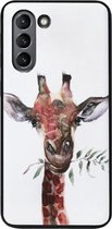 ADEL Siliconen Back Cover Softcase Hoesje Geschikt voor Samsung Galaxy S21 Plus - Giraf
