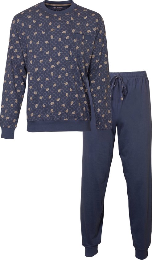 Paul Hopkins Heren Pyjama Blauw PHPYH1205A - Maten: