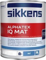 Sikkens Alphatex IQ Mat - Muurverf - Dekkend - Water basis - Wit
