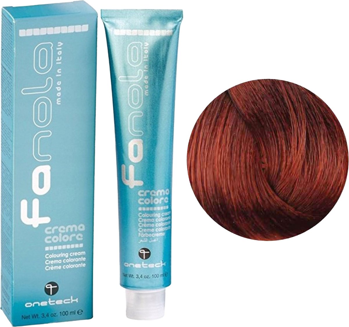Fanola 6.44 Dark Blonde Intense Copper couleur de cheveux Sombre 100 ml |  bol.com