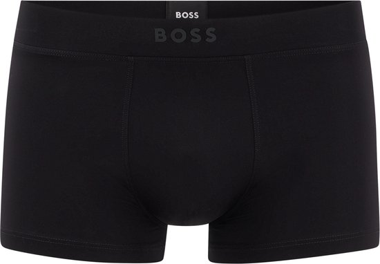 HUGO BOSS trunk (1-pack) - heren boxer kort microfiber - zwart - Maat: