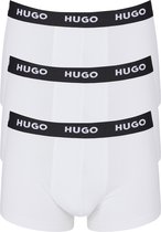 HUGO trunks (3-pack) - heren boxers kort - wit - Maat: XXL
