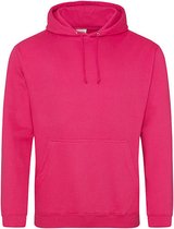 AWDis Just Hoods / Hot Pink College Hoodie size S