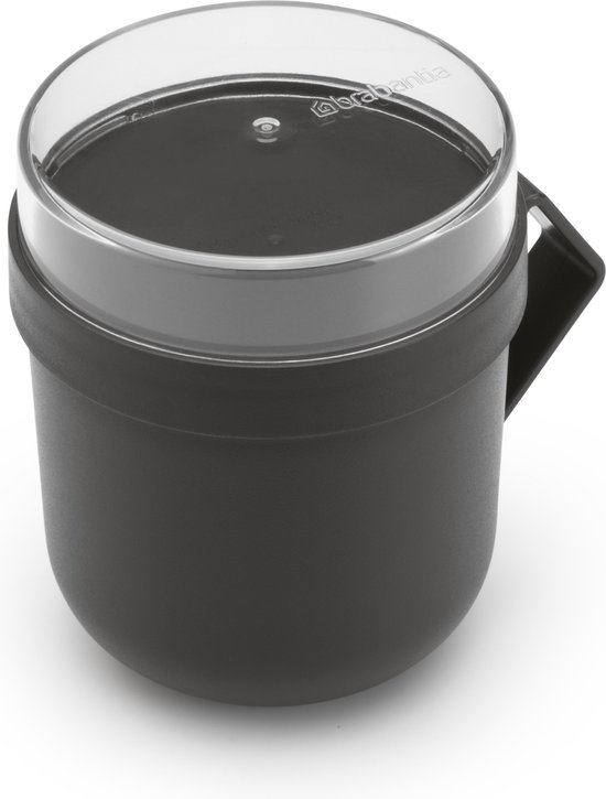Brabantia Make & Take Rond Mug 0,6 L Gris, Transparent 1 pièce(s)