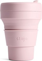 Stojo - MIni Cup - 237 ml - Herbruikbaar - Opvouwbaar - Roze