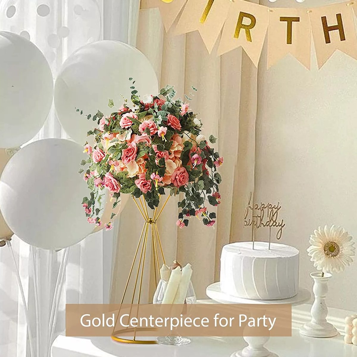 Nuptio Bruiloft Tafel Centerpieces Vaas: 10 Stuks 80cm Hoog Acryl Bloemen Vloer Vaas Kolom Bloemstuk Stand Geometrische Rechthoekige Display Rack voor Bruiloften Feestdecoratie