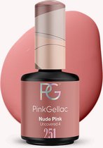 Pink Gellac - Nude Pink - Gellak - Nude - 15 ml
