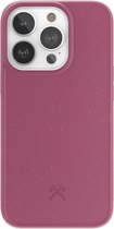 Woodcessories Case - geschikt voor iPhone 14 Pro - gemaakt van bio-materialen - Wine Red