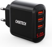 Choetech Reislader 3x USB-A LED
