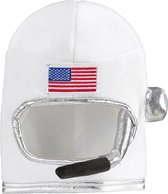 Widmann - Science Fiction & Space Kostuum - Iss Astronaut Stoffen Helm Kind - Wit / Beige - Carnavalskleding - Verkleedkleding