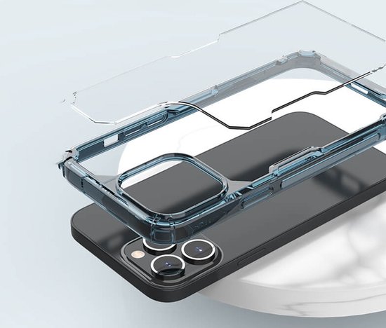 Coque de téléphone adaptée pour Apple iPhone 14 Pro Max - Coque en TPU Nillkin Nature - Coque arrière - Blauw