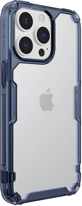 Coque de téléphone adaptée pour Apple iPhone 14 Pro Max - Coque en TPU Nillkin Nature - Coque arrière - Blauw