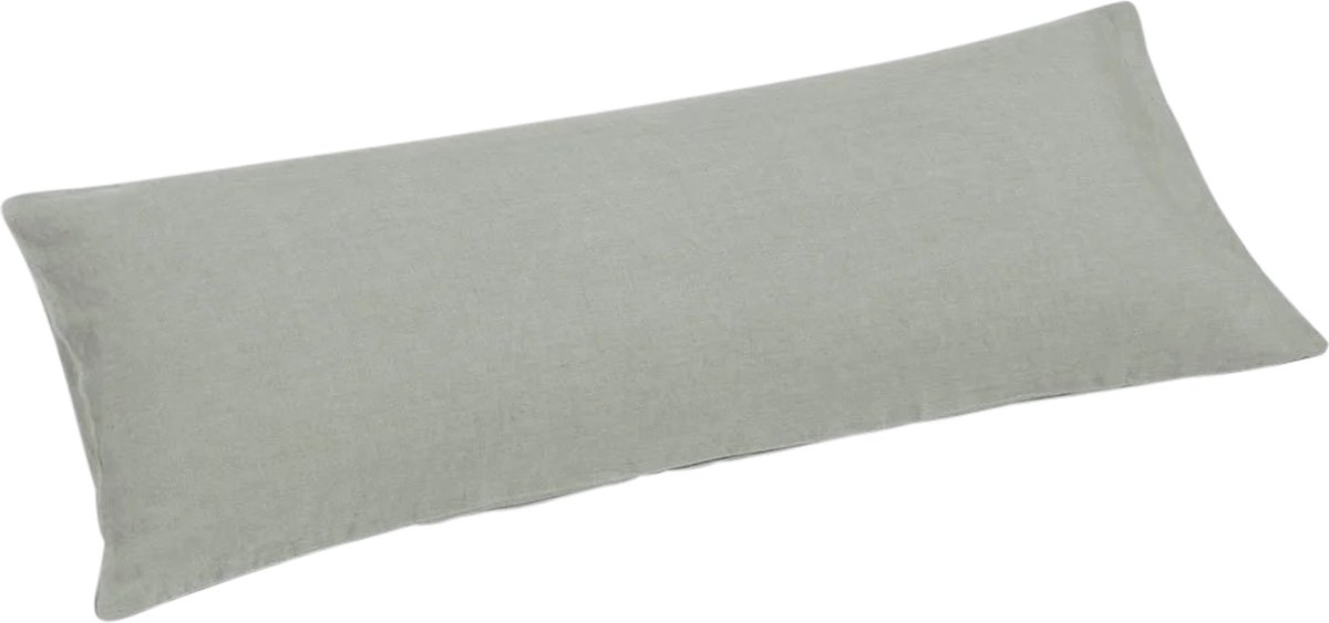Yumeko kussensloop gewassen linnen mistig groen 40x80 - Biologisch & ecologisch - 1 stuk