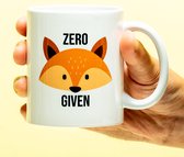 Ditverzinjeniet.nl Mok Zero Fox Given