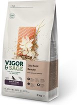 4x Vigor & Sage Kattenvoer Beauty Lily Root 2 kg