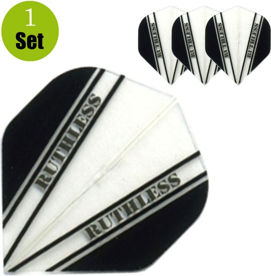 Ruthless V100 Dart Flights Clear bol
