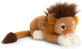 Pluche knuffel dieren leeuw 25 cm - Knuffelbeesten leeuwen speelgoed