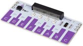 Whadda Piano-shield voor micro:bit®, met 13 sensortoetsen, zoemer en RGB-leds, eenvoudige aansluiting en integratie, ideaal voor educatieve muziekprojecten en creatieve coding